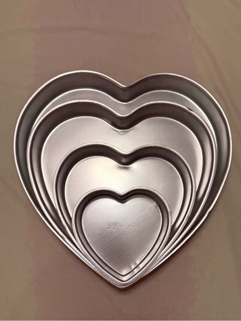 Wilton Heart Shaped Cake Pan Set of 4